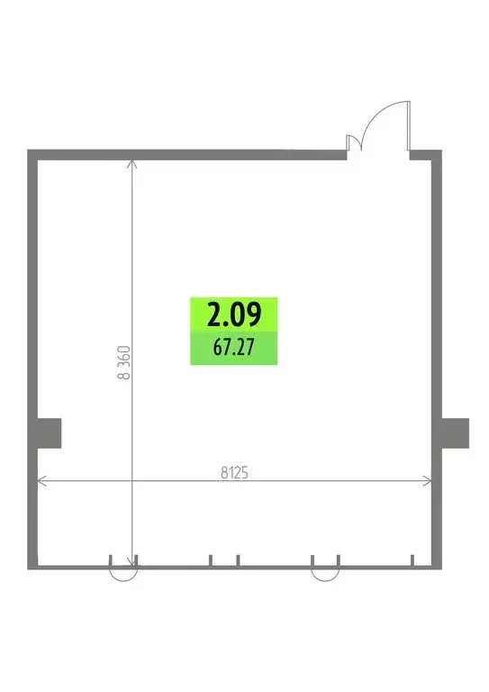 Офис (67.27 м) - Фото 2