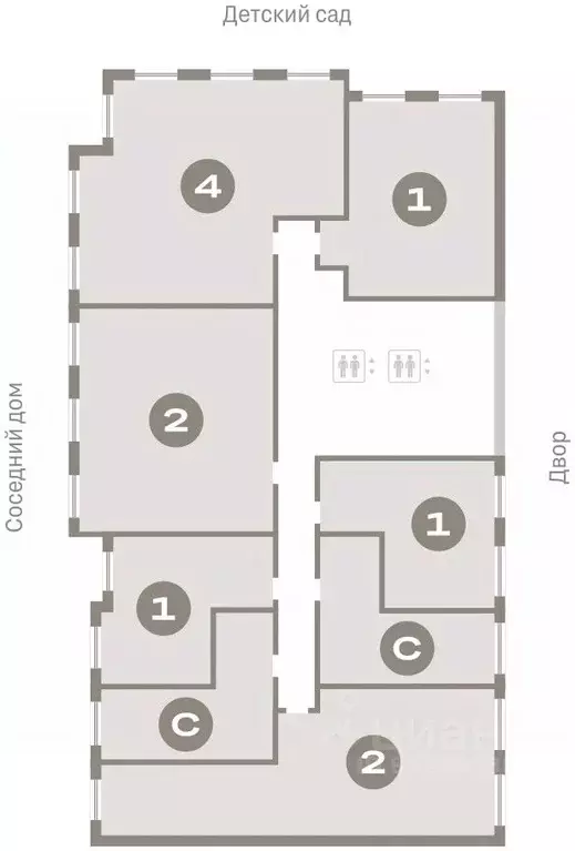 2-к кв. Свердловская область, Екатеринбург пер. Торфяной, 4 (80.8 м) - Фото 2