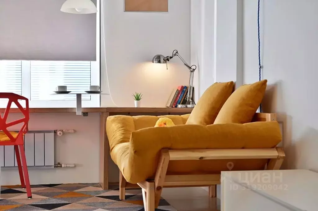 Студия Самарская область, Самара просп. Масленникова, 14А (28.0 м) - Фото 1