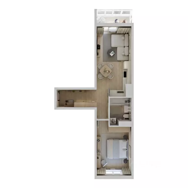 1-к кв. Ханты-Мансийский АО, Сургут 51-й мкр, Сити Парк жилой комплекс ... - Фото 2