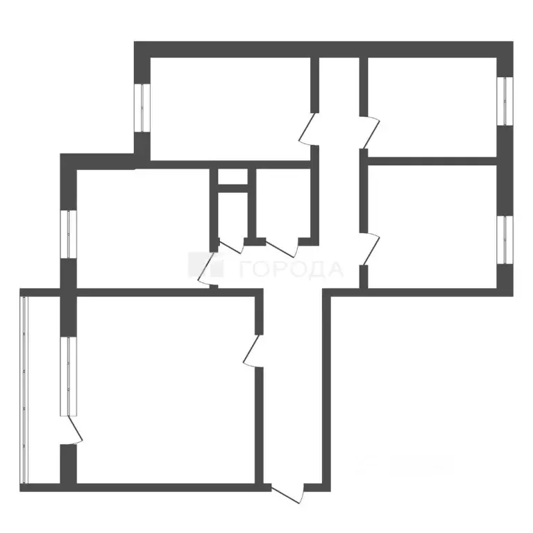4-к кв. Кемеровская область, Новокузнецк Абашево мкр, ул. Тузовского, ... - Фото 2