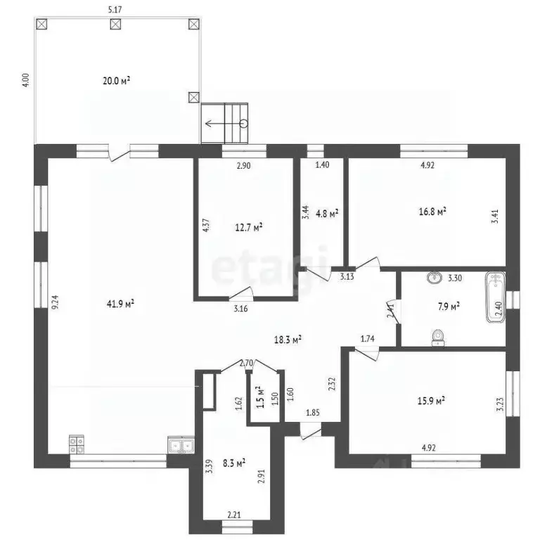 Дом в Московская область, Воскресенск Рудничная ул., 125 (140 м) - Фото 2