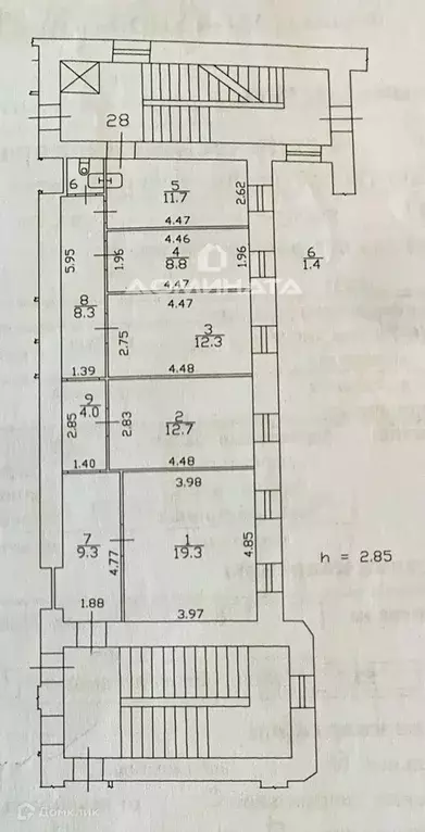 Продаётся 4-к квартира, 88.5 м - Фото 0