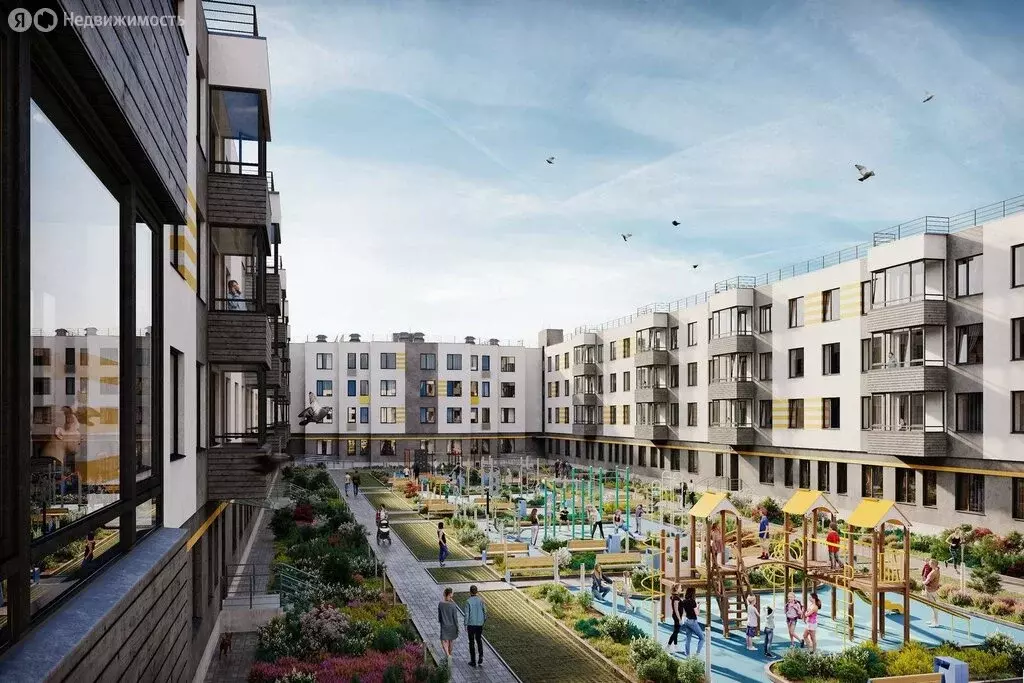 1-комнатная квартира: Малое Верево, жилой комплекс Верево-Сити (34.34 ... - Фото 2