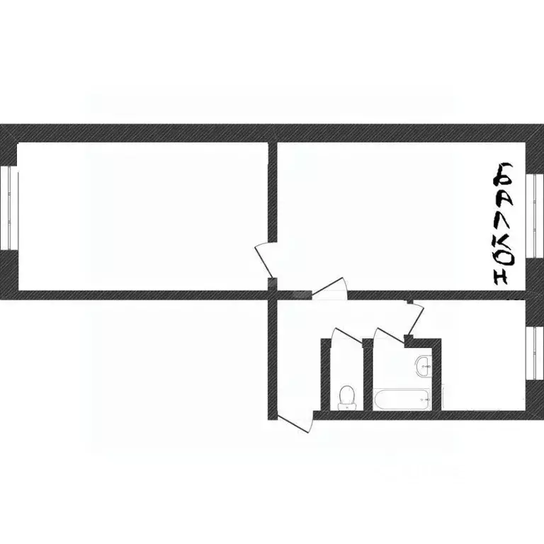 2-к кв. Кемеровская область, Кемерово Пионерский бул., 8А (47.8 м) - Фото 2