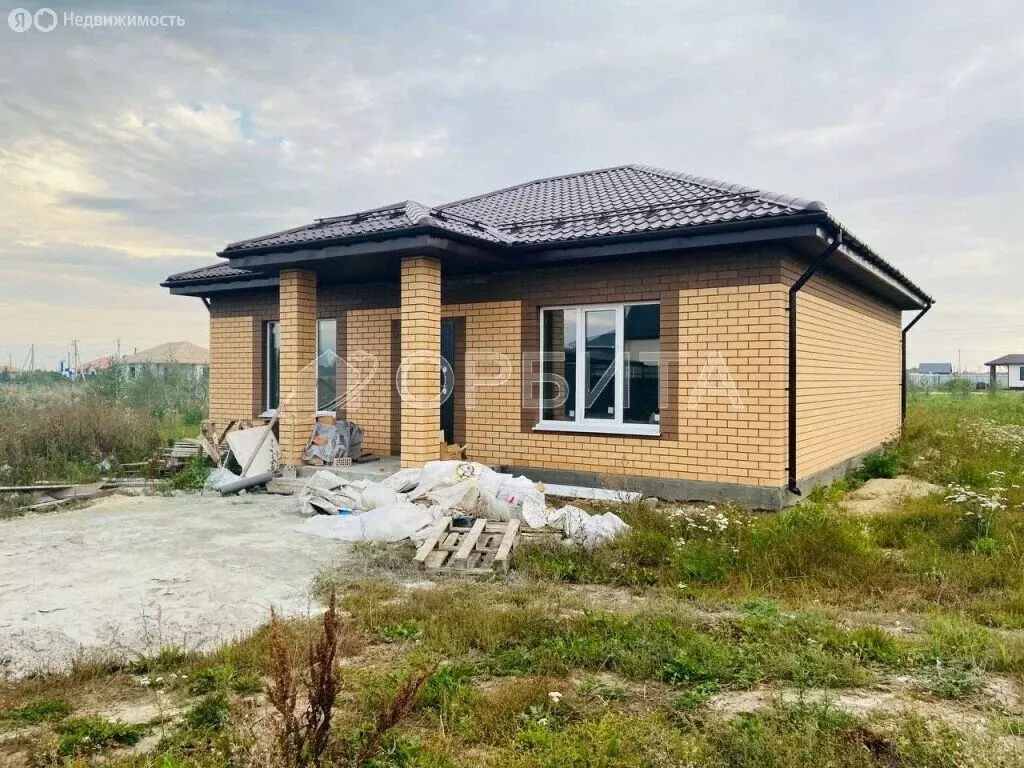 Дом в Тюменский муниципальный округ, деревня Малиновка, коттеджный ... - Фото 1