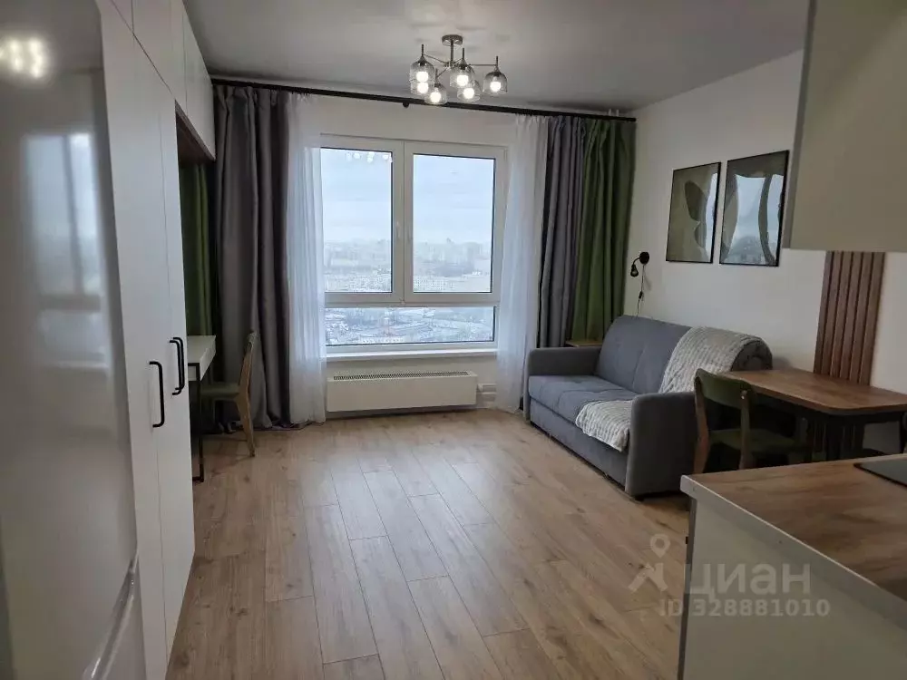 Студия Москва 2-й Нагатинский проезд, 6к1 (23.6 м) - Фото 2