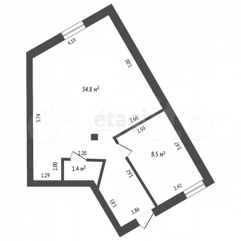 Продам помещение свободного назначения, 44.7 м - Фото 0
