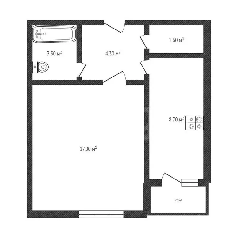 1-комнатная квартира: Салават, Уфимская улица, 120 (35.1 м) - Фото 1