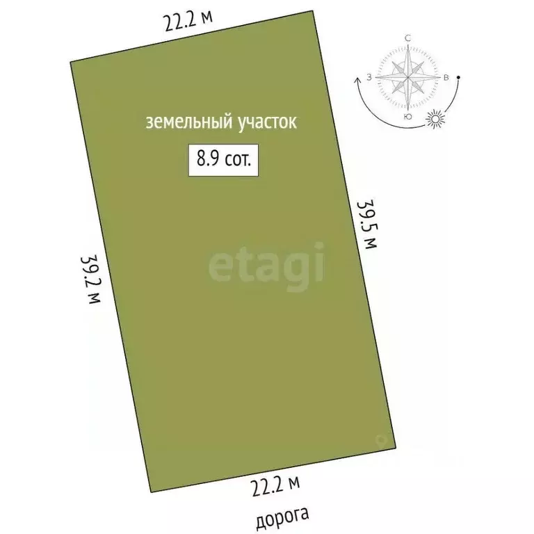 Участок в Ямало-Ненецкий АО, Новый Уренгой СМП-700 мкр,  (8.94 сот.) - Фото 2