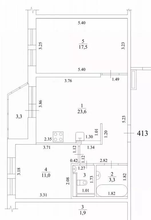 2-к кв. Санкт-Петербург Заставская ул., 46к2 (60.6 м) - Фото 0