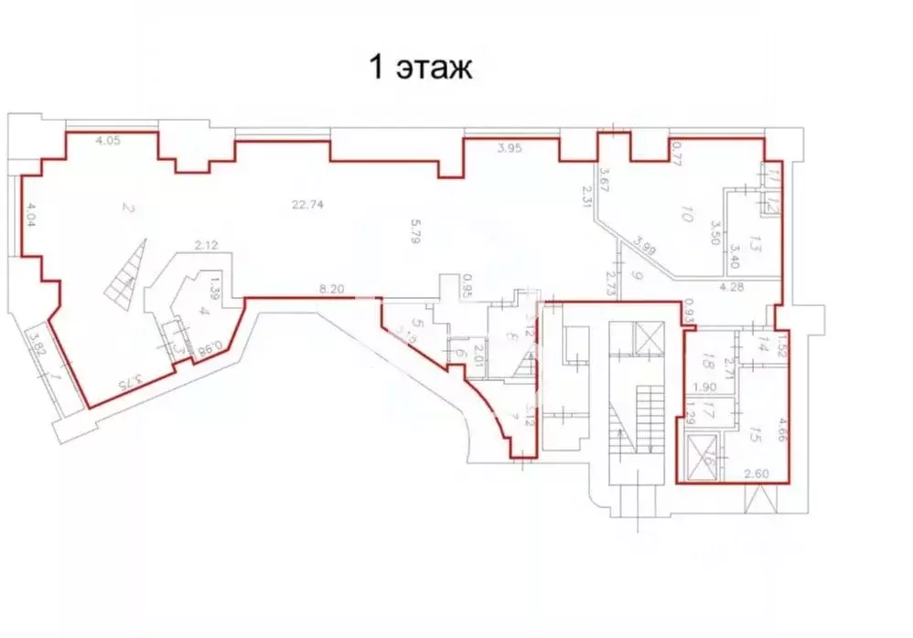 Помещение свободного назначения в Москва ул. Солянка, 1/2С2 (643 м) - Фото 2