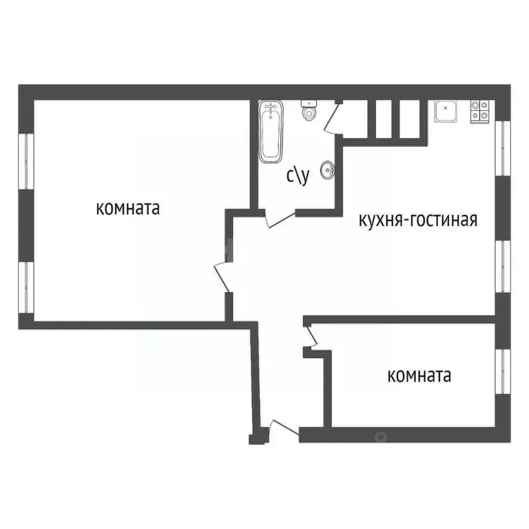 2-к кв. Тульская область, Тула ул. Кирова, 157 (98.2 м) - Фото 2