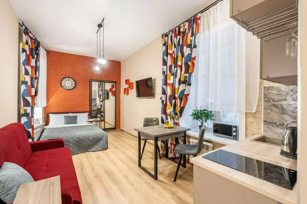 Студия Санкт-Петербург ул. Жуковского, 28 (25.0 м) - Фото 0