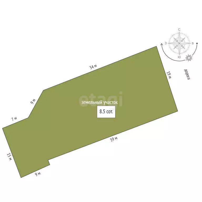 Дом в Ленино, улица Маяковского, 14А (83.3 м) - Фото 1