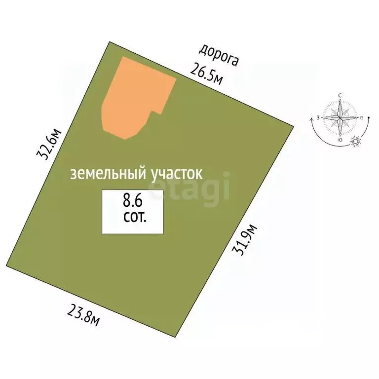 Дом в Ханты-Мансийский АО, Ханты-Мансийск Геофизик СОТ, 292 (76 м) - Фото 2
