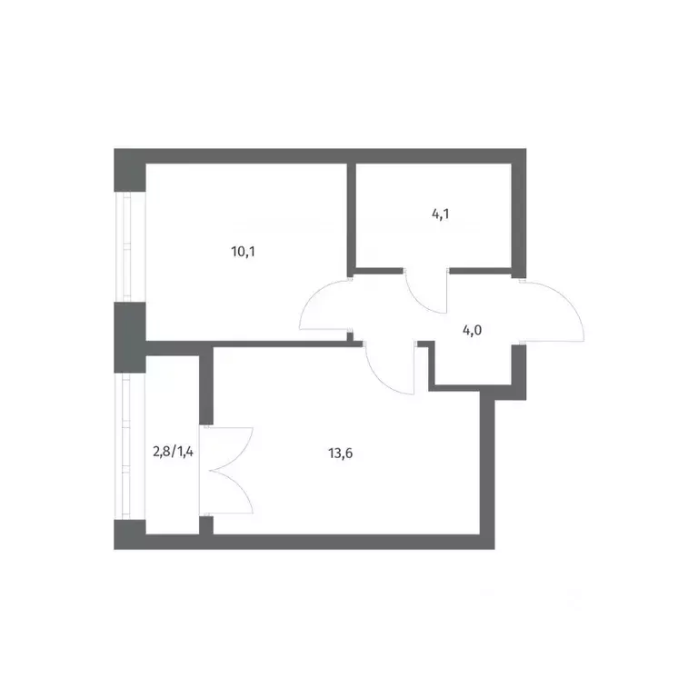 1-к кв. Ленинградская область, Ломоносовский район, Аннинское ... - Фото 1