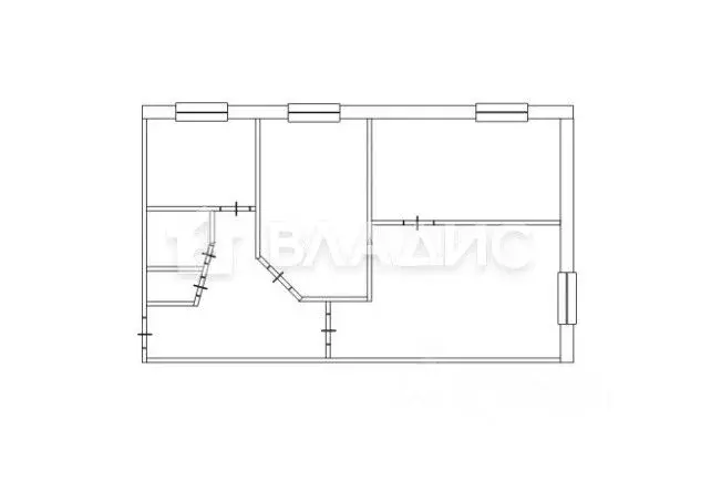 3-к кв. Пензенская область, Пенза ул. Клары Цеткин, 43 (51.6 м) - Фото 2