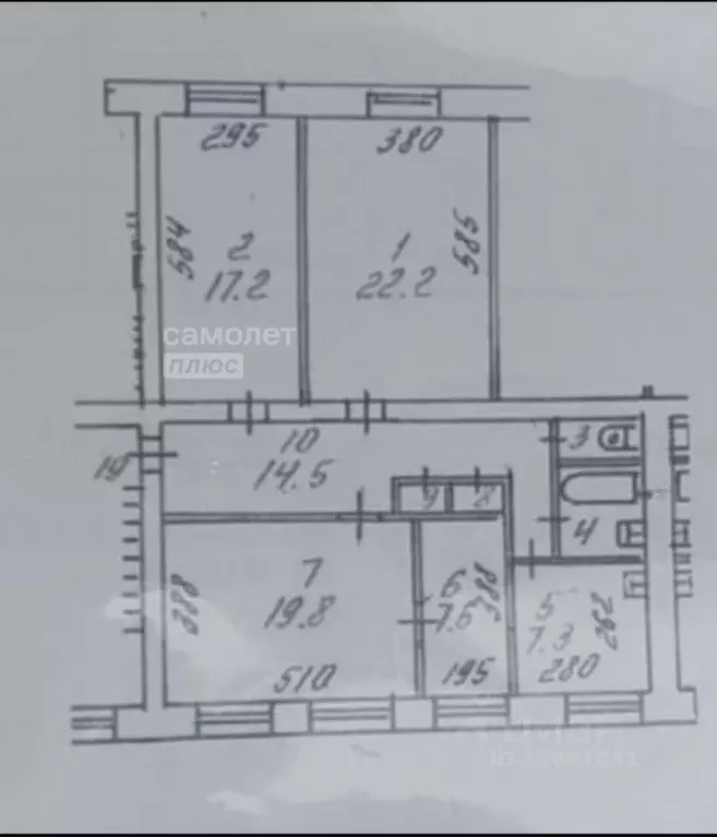 4-к кв. Московская область, Солнечногорск ул. Военный городок, 19 ... - Фото 2