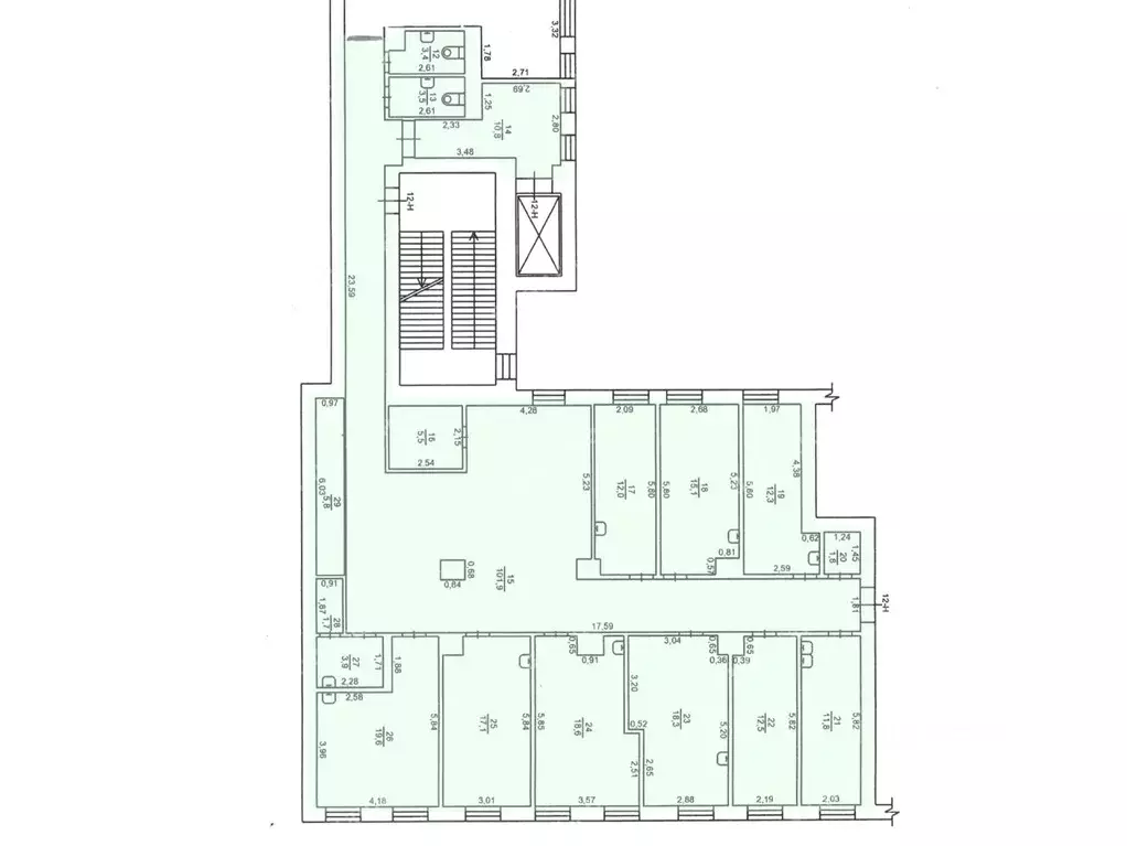 Офис в Санкт-Петербург 7-я Васильевского острова линия, 44 (265 м) - Фото 2