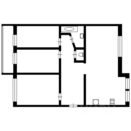 3-к кв. Самарская область, Тольятти ул. 40 лет Победы, 6 (102.2 м) - Фото 1