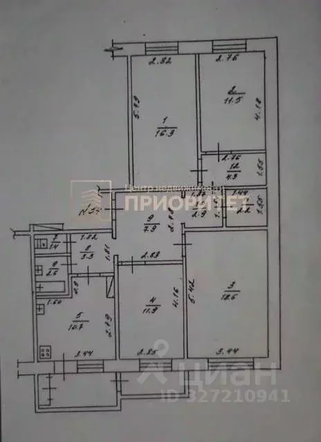 4-к кв. Саха (Якутия), Якутск 202-й мкр, 19 (98.0 м) - Фото 1