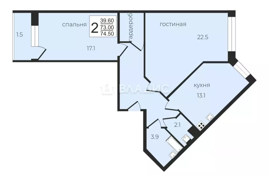 2-к кв. Московская область, Звенигород Одинцовский городской округ, ... - Фото 2