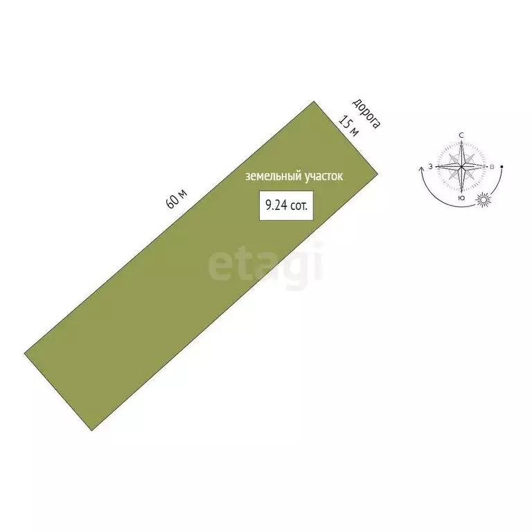 Участок в Бахчисарайский район, Каштановское сельское поселение, село ... - Фото 1