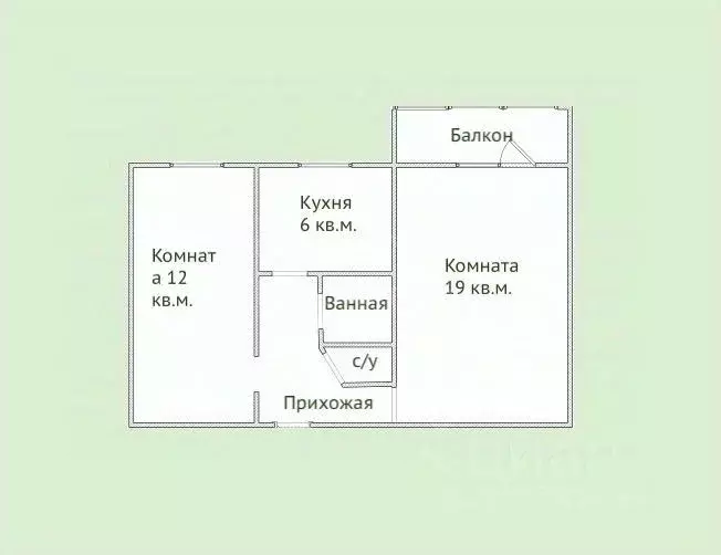 2-к кв. Московская область, Реутов Советская ул., 25 (43.7 м) - Фото 1