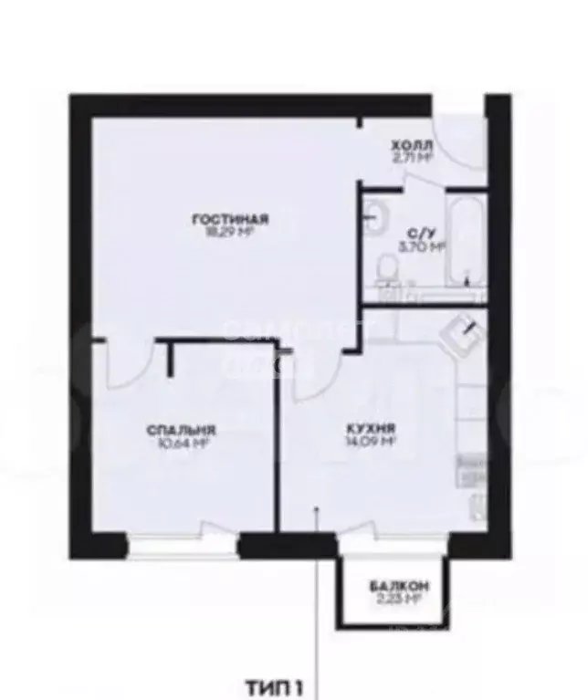 2-к кв. Дагестан, Дербент пер. Карла Маркса, 59А (51.0 м) - Фото 2