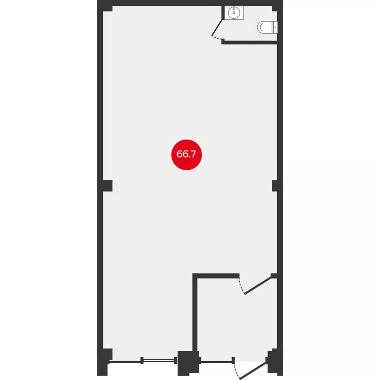 Офис (66.71 м) - Фото 2