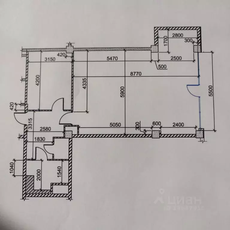 Помещение свободного назначения в Крым, Ялта ул. Руданского, 8Б (84 м) - Фото 1