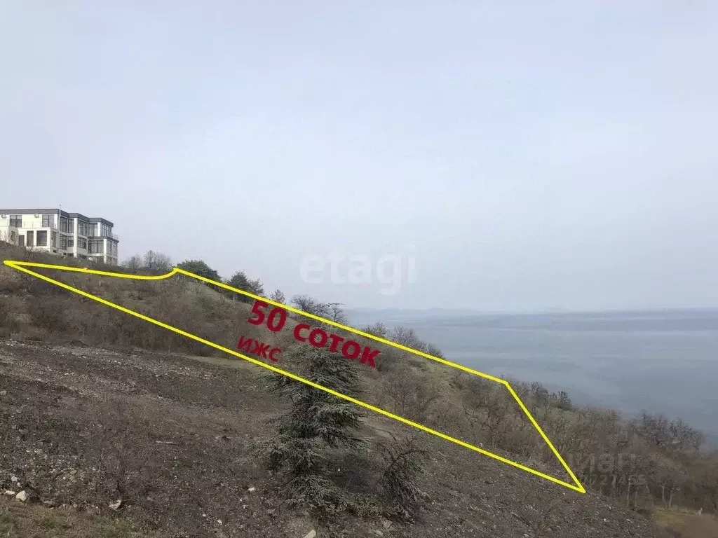 Участок в Крым, Алушта муниципальный округ, пос. Семидворье  (50.0 ... - Фото 0