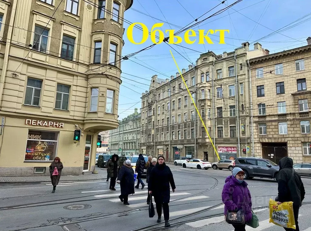 Торговая площадь в Санкт-Петербург ул. Куйбышева, 33/8 (102 м) - Фото 1