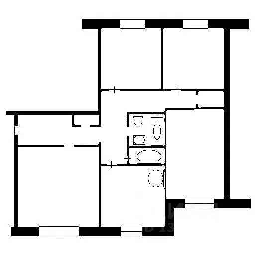 4-к кв. Красноярский край, Красноярск ул. Седова, 13а (79.0 м) - Фото 1