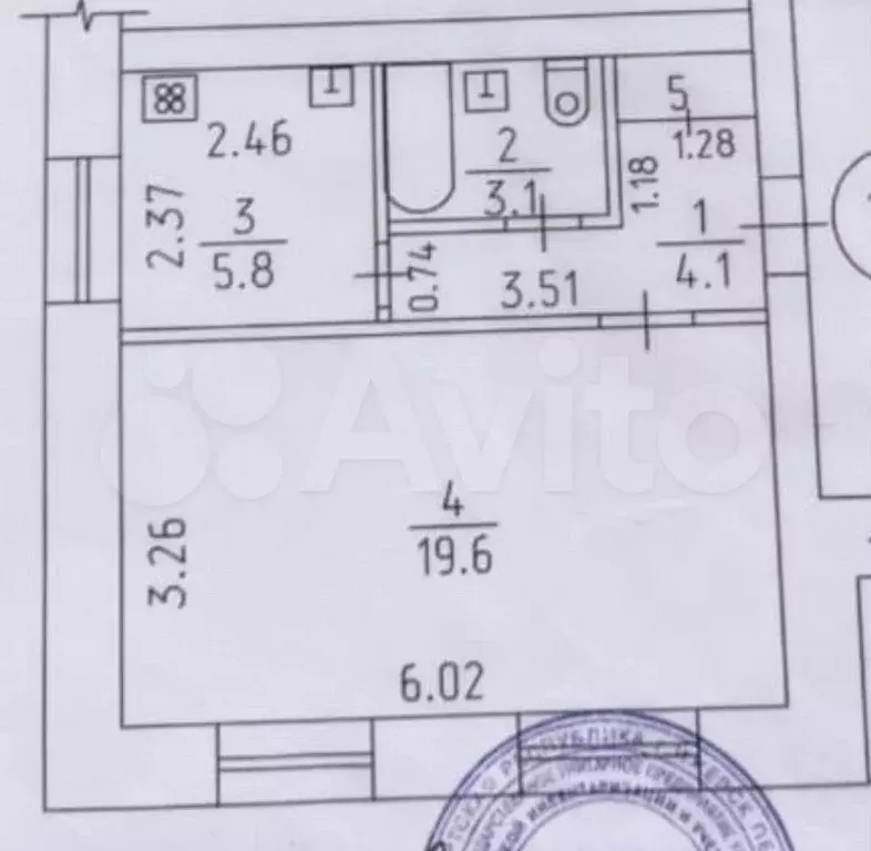 1-к. квартира, 33 м, 3/9 эт. - Фото 0