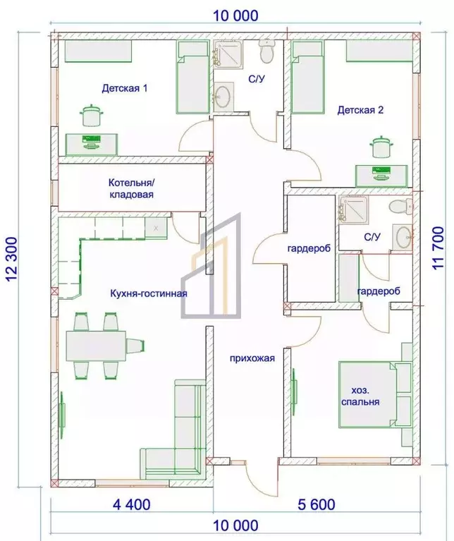 Дом в Крым, Евпатория ул. Энвера Османова, 2 (128 м) - Фото 2