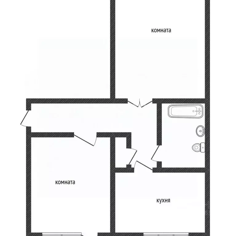 2-к кв. Тамбовская область, Тамбов Советская ул., 113А (57.0 м) - Фото 1