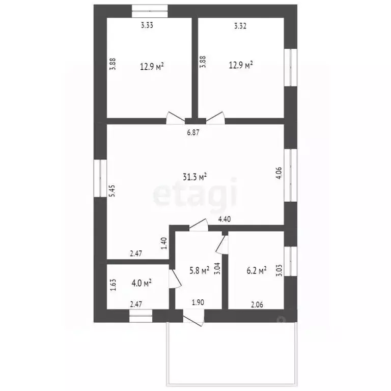 Дом в Тюменская область, Тюменский муниципальный округ, д. Друганова  ... - Фото 2