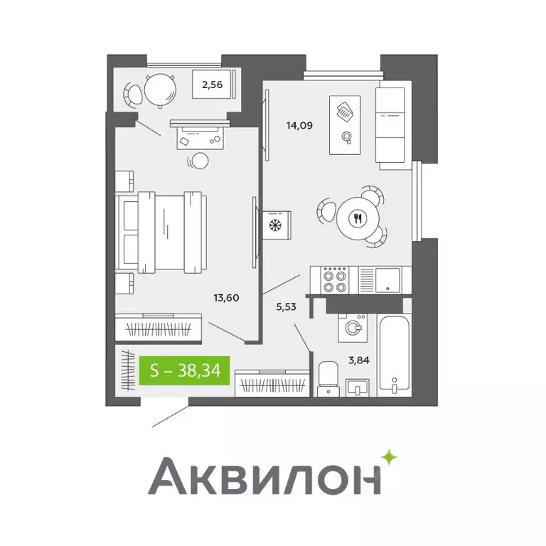 1-к кв. Архангельская область, Архангельск просп. Обводный Канал ... - Фото 0