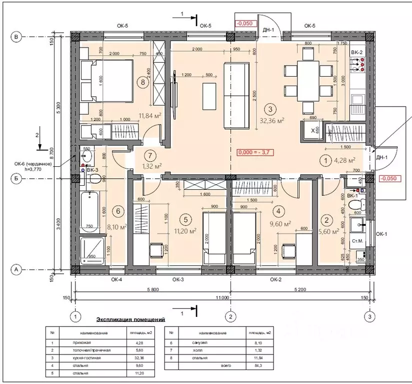 Дом в Крым, Черноморское пгт, Бриз СНТ  (100 м) - Фото 2