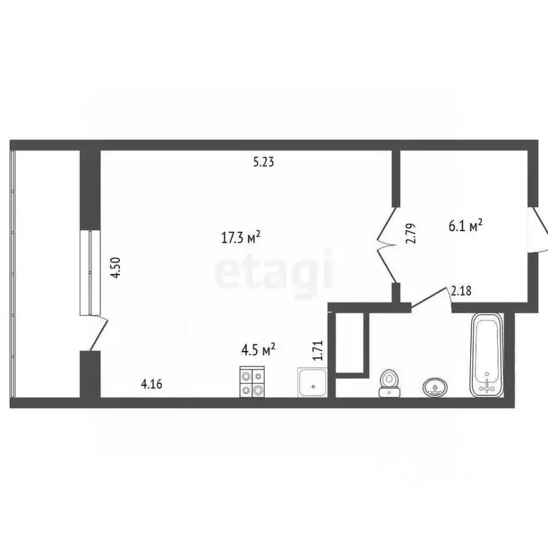 Студия Ямало-Ненецкий АО, Новый Уренгой ул. Имени В.Я. Петуха, 3/1 ... - Фото 1