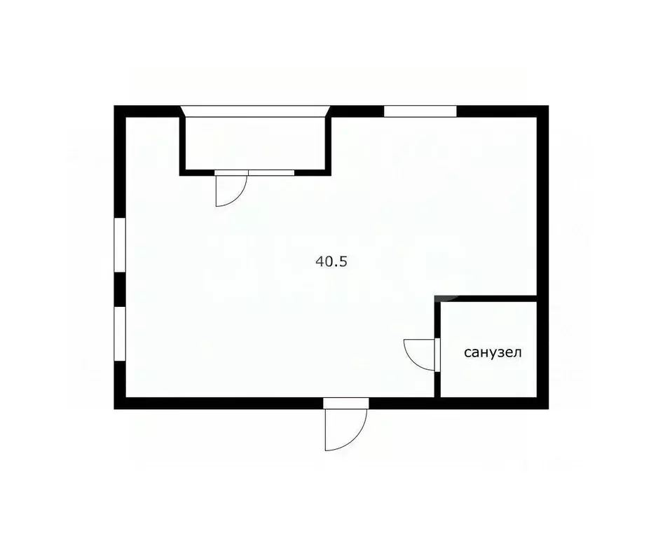 Квартира, студия, 40 м - Фото 1