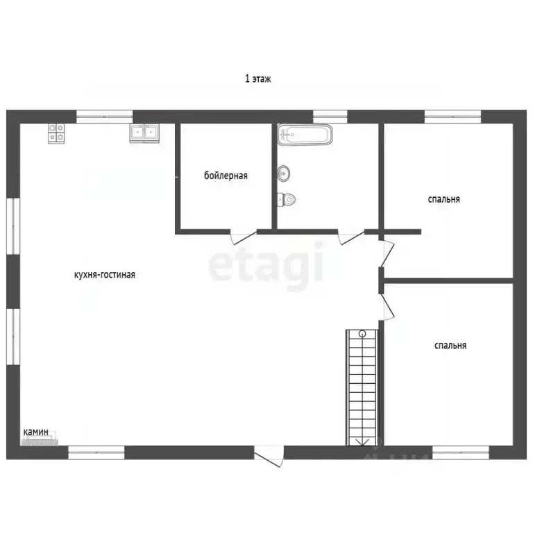 Дом в Саха (Якутия), Якутск ул. Уустаах Избекова (80 м) - Фото 2