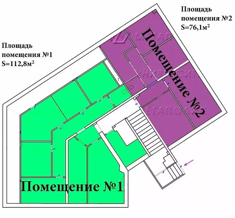 Помещение свободного назначения (76 м) - Фото 1