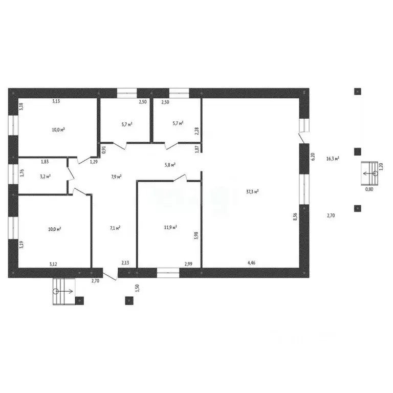 Дом в Башкортостан, Уфа городской округ, с. Нагаево ул. Берестяная, 59 ... - Фото 1