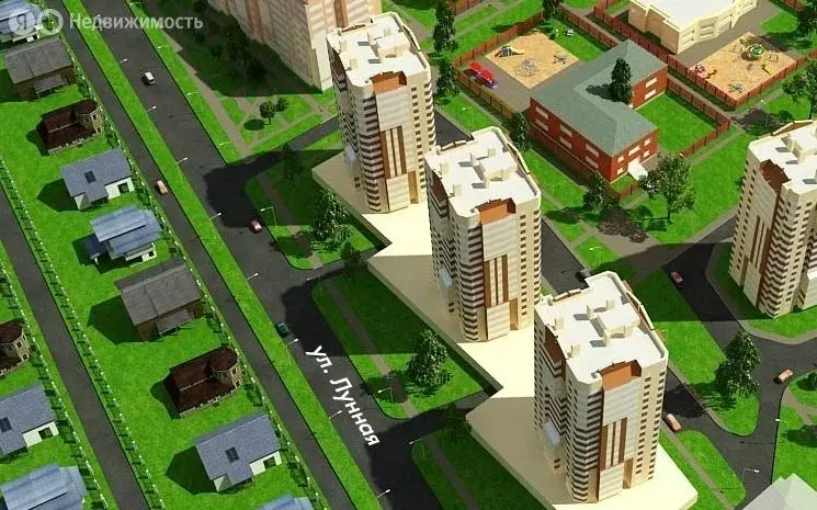 2-комнатная квартира: Домодедово, микрорайон Западный, Лунная улица, ... - Фото 0
