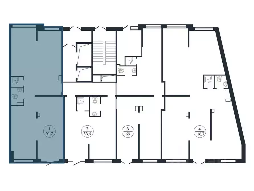 Помещение свободного назначения в Тверская область, Тверь Бурашевское ... - Фото 2