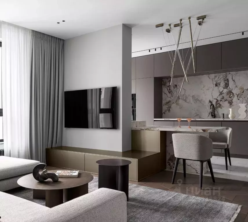 2-к кв. Москва ул. Сергея Макеева, 9к3 (89.0 м) - Фото 1