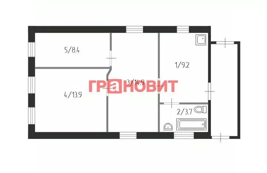 Дом в Новосибирская область, Новосибирск Мелиоративная ул., 34 (50 м) - Фото 1